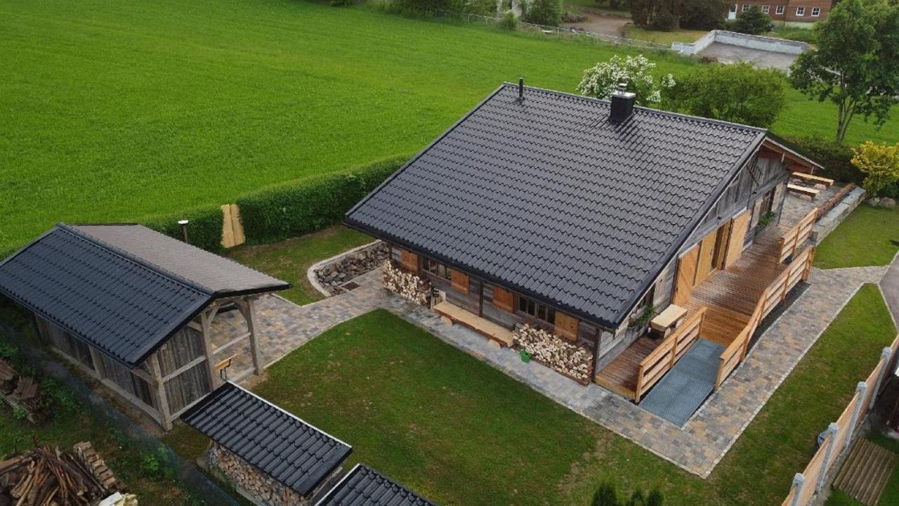 Chalet am Ölberg mit Badefass und Altholzsauna Waldmünchen Exterior foto